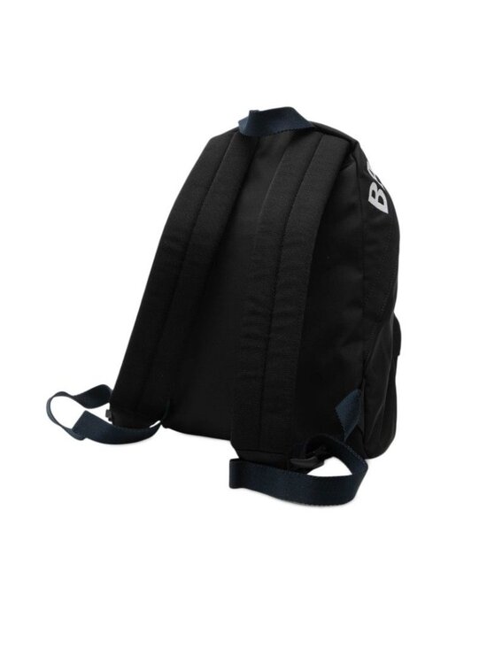 Balenciaga Logo Backpack Black Nylon